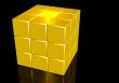 Gold cubes