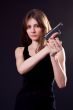 lady and gun
