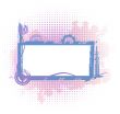 Violet industrial frame 2