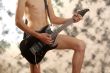 The naked guitarist