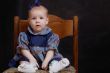 baby on a chair