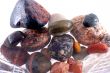 rocks in vase