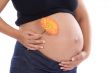 Pregnant whit flower