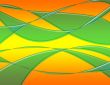 Abstract Computer Background - Green Waves