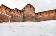 Wall of the ancient Kremlin