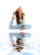 ashtanga yoga on white sand 2