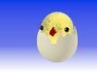 Easter egg with chicken