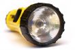 Yellow and black flashlight