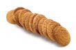 oat pastry on white background