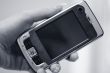 wireless PDA smart phone in woman hand