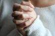 Praying woman hands