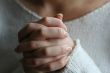 Praying woman hands