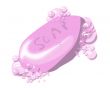 pink soap with bubbles