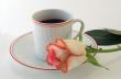 Coffee and rose