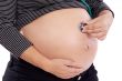 Women pregnant with stethoscope