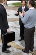 businessmen talking