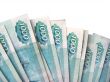 The background  - is a lot of banknotes of Russia