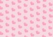 Background with hearts of pink color