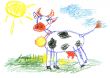 Happy cow