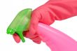 Pink gloves