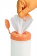 Tissue box of cleaning napkins