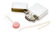 benzine lighter on white