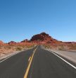 Road in Valley of Fire, Nevada