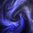 Blue Cloud Vortex Abstract