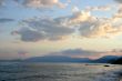 sundown on by sea