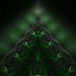 Evergreen Layers Abstract