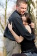 Hugging couple