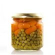 canned carrots and peas
