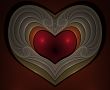 Fractal heart shape