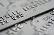 macro shot of credit cards with big out of focus zone