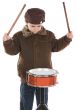Child playing the drum