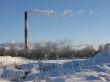 Industrial winter landscape