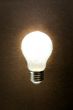 Bright lamp on a textured background