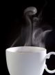 Coffee cup with smoke