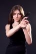 lady and gun