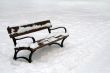 bench in winter