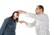 Doctor gives patient of a tablet