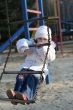 child on playground