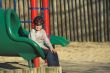 Young Boy on Slide