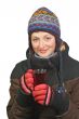Young woman in winter