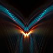 Futuristic Wings Abstract