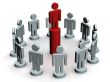 Conceptual image of teamwork. 3D image.