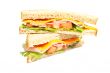 Healthy ham sandwich