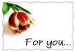 Flower postcard template