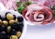 Olives and sausage