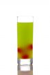 Fresh kiwi juice with cherries